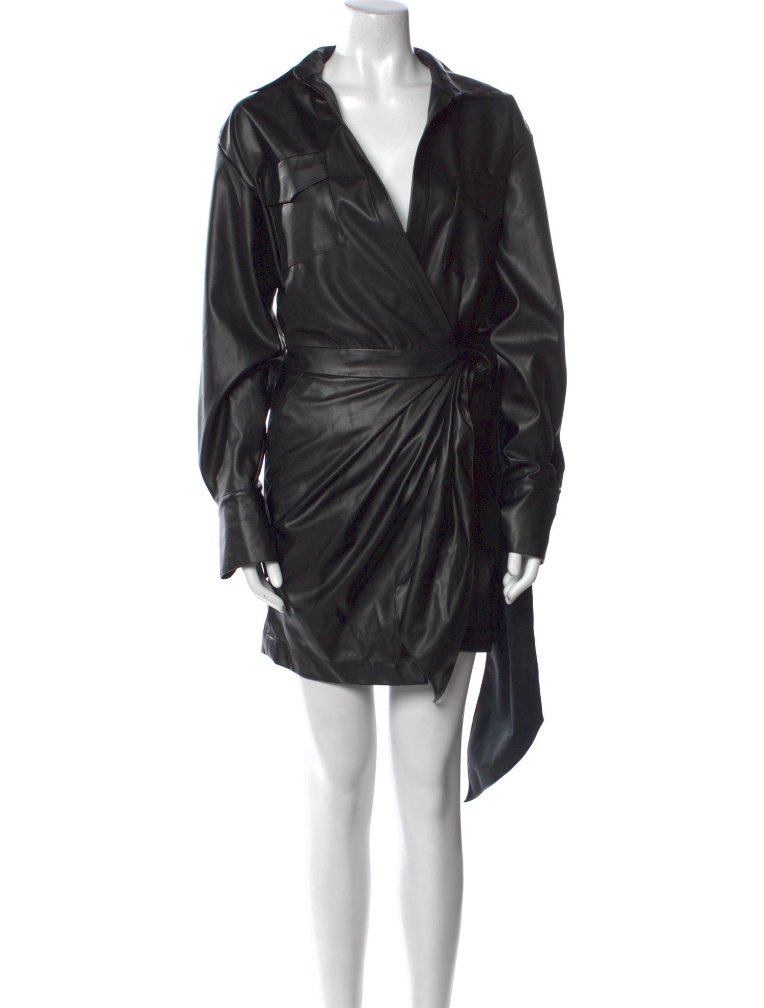 David Koma V-Neck Mini Dress