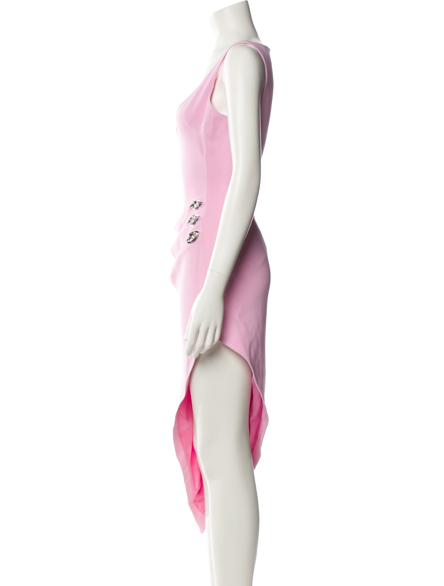 David Koma V-Neck Long Dress