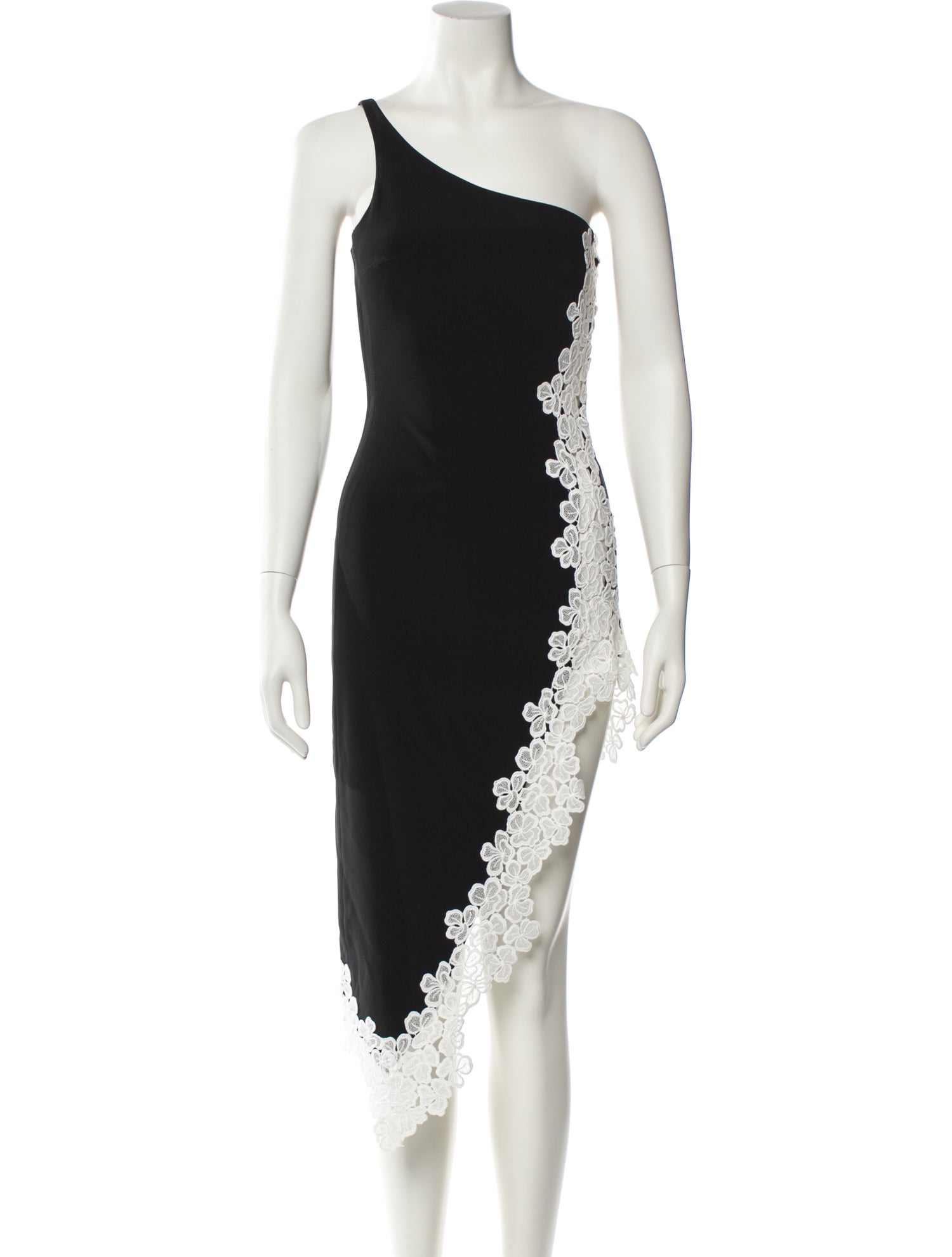 David Koma One-Shoulder Midi Length Dress