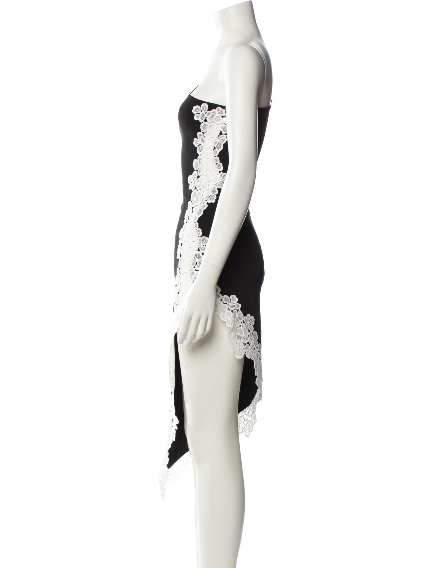 David Koma One-Shoulder Midi Length Dress