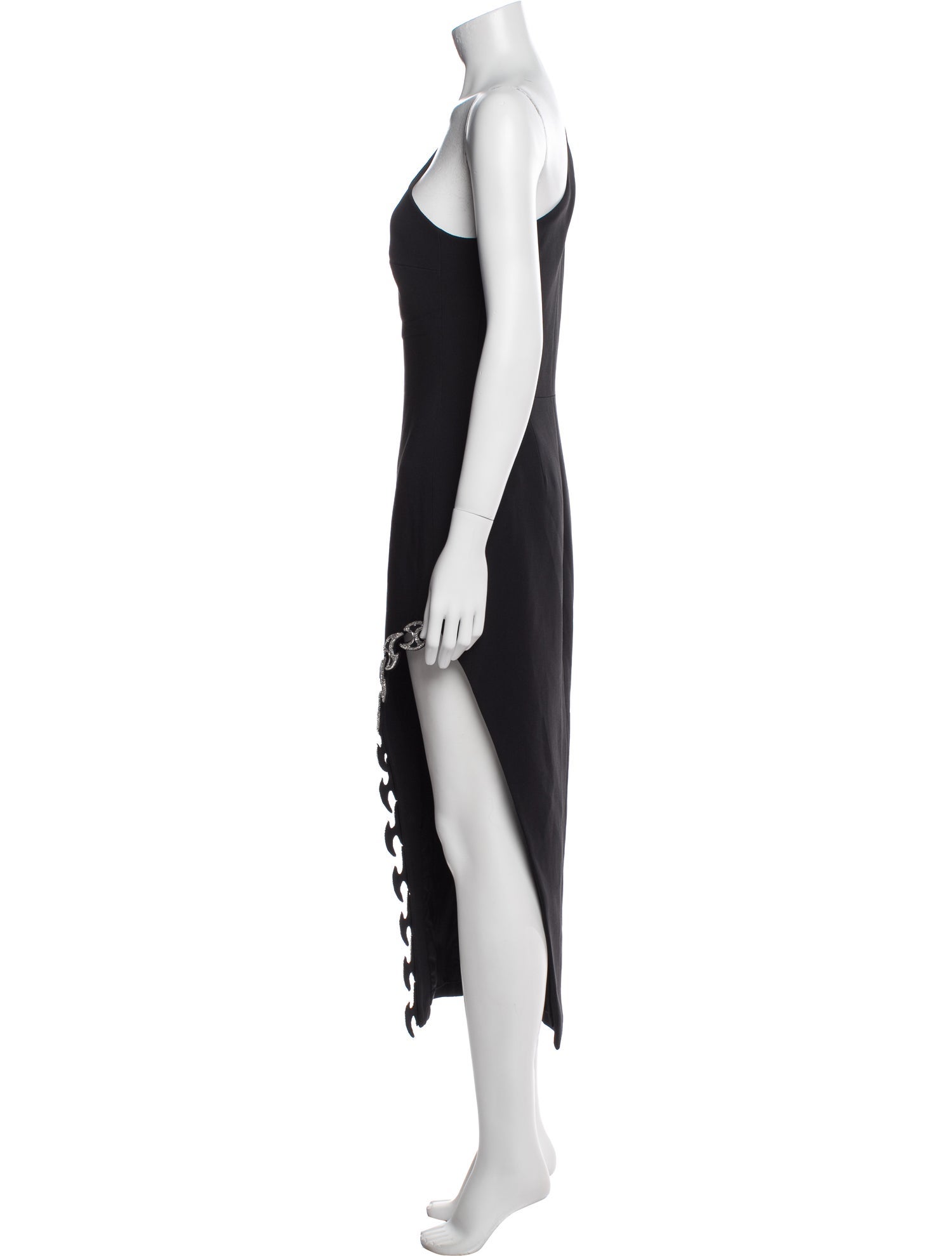 David Koma One-Shoulder Long Dress