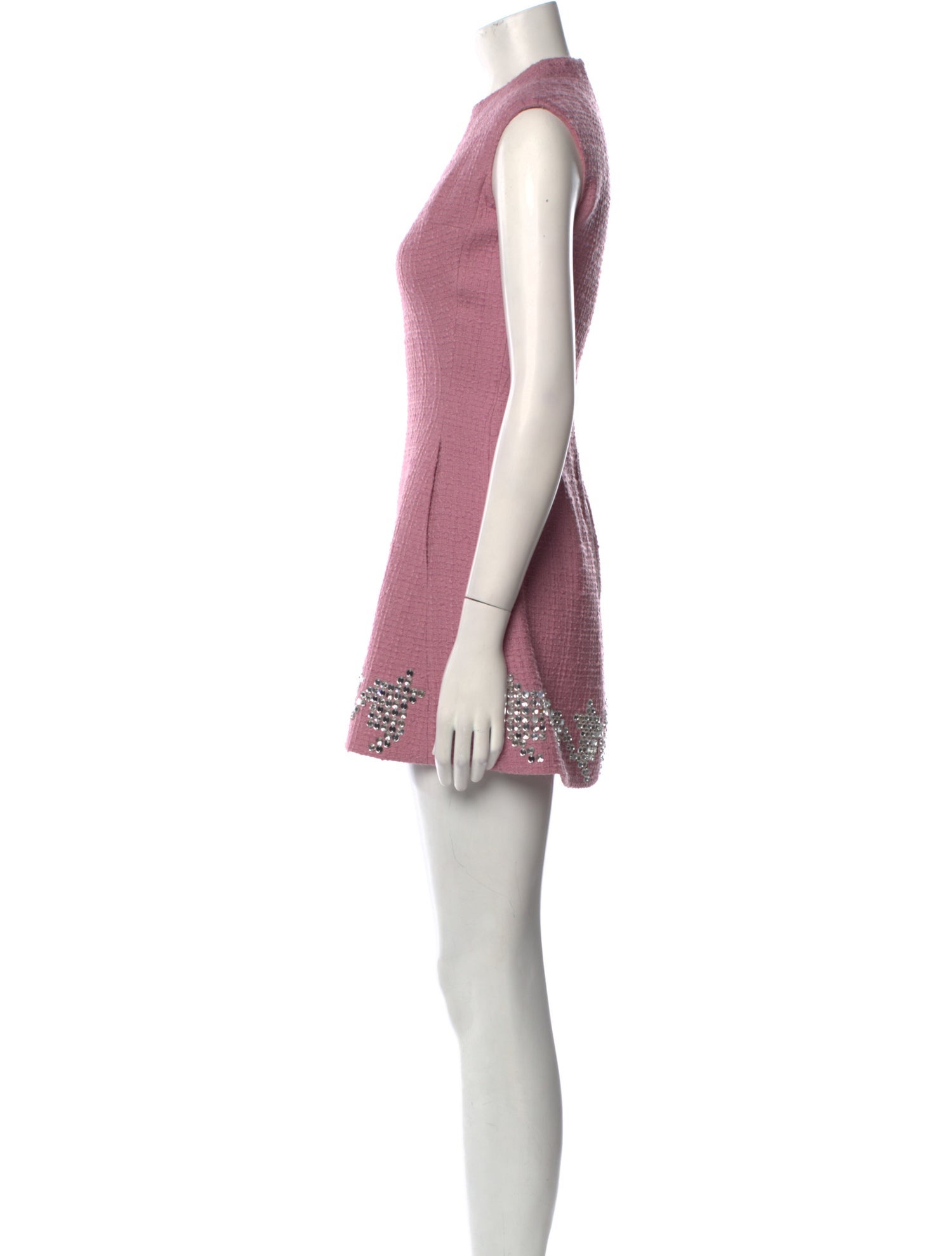 David Koma Wool Mini Dress