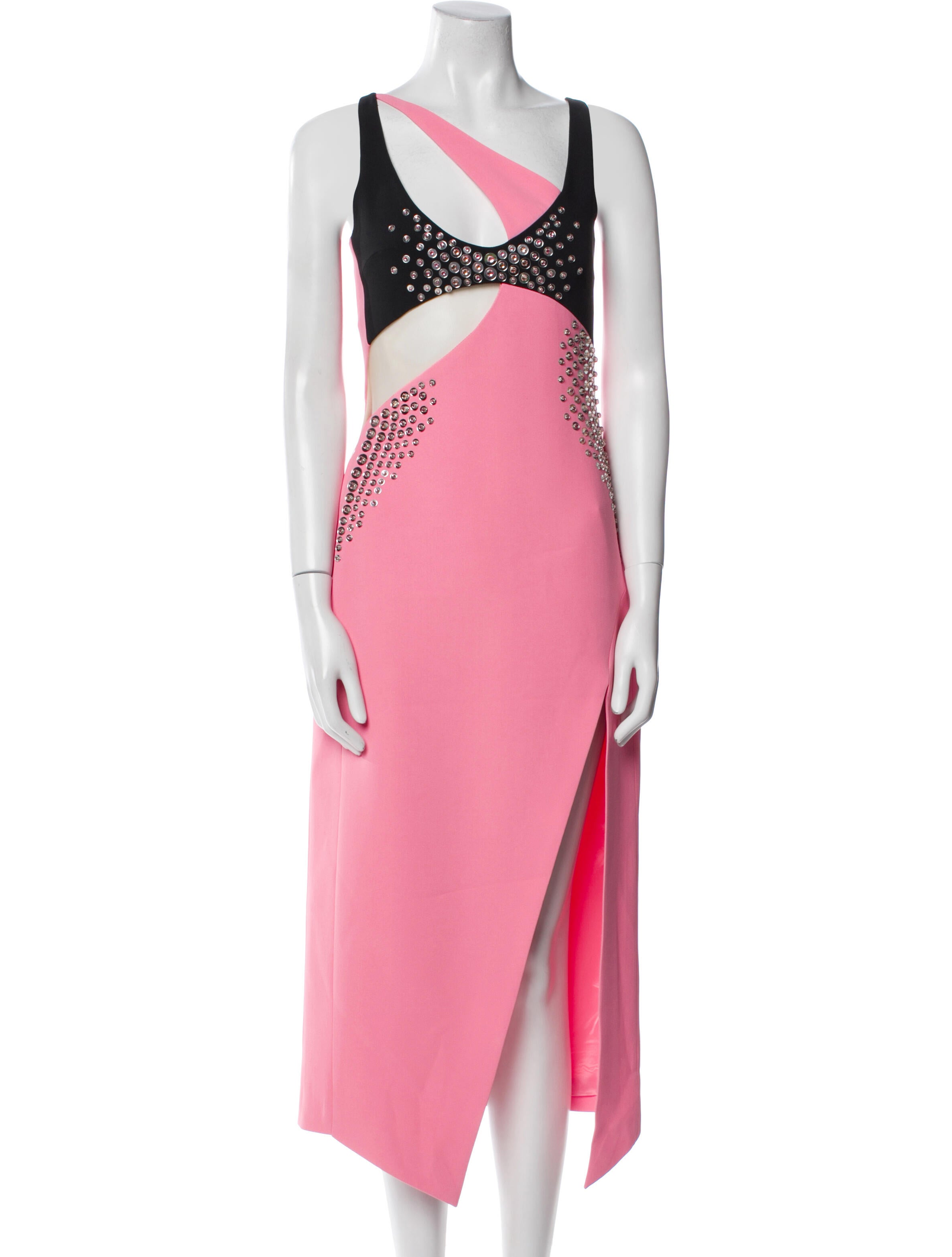 David Koma Printed Long Dress