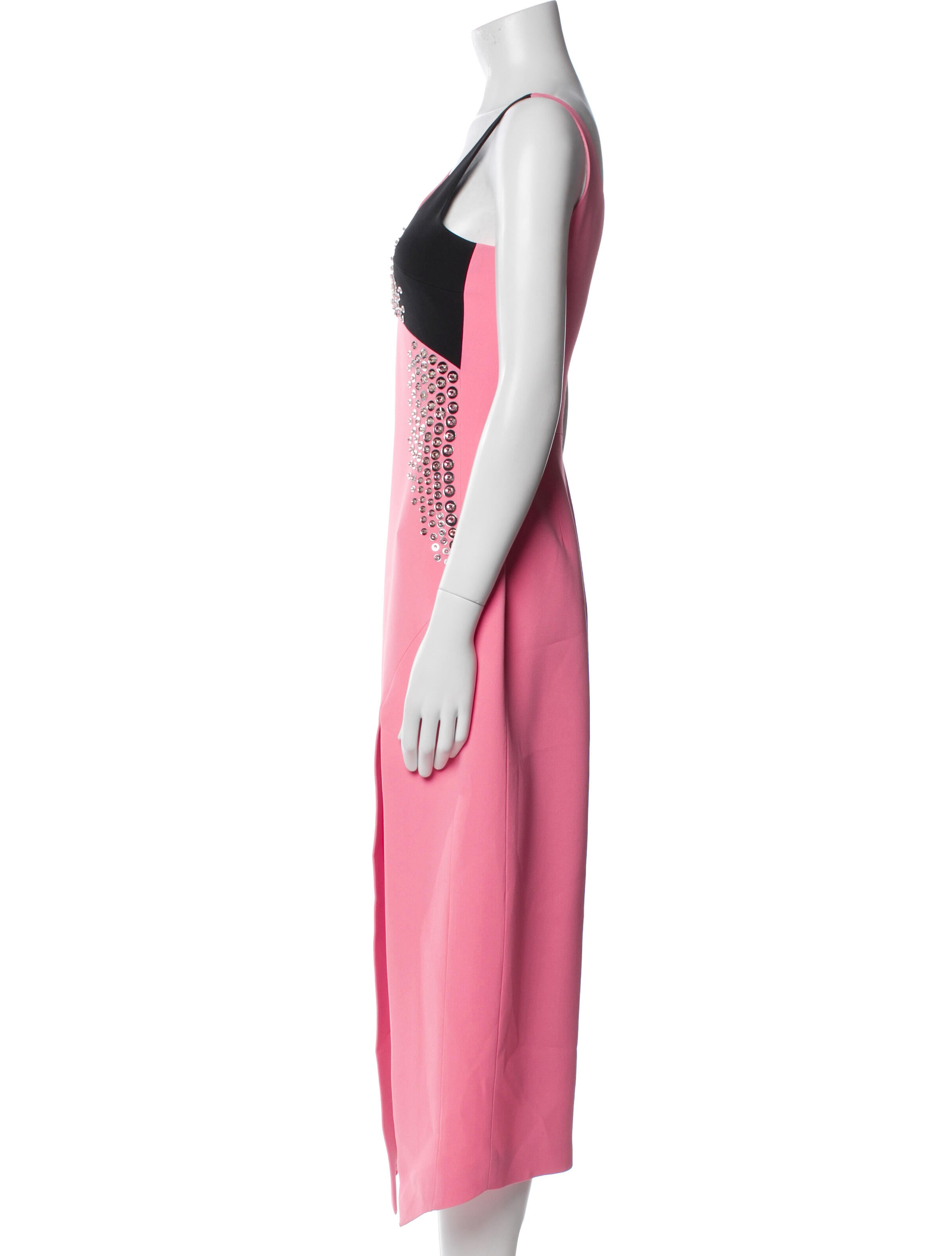 David Koma Printed Long Dress
