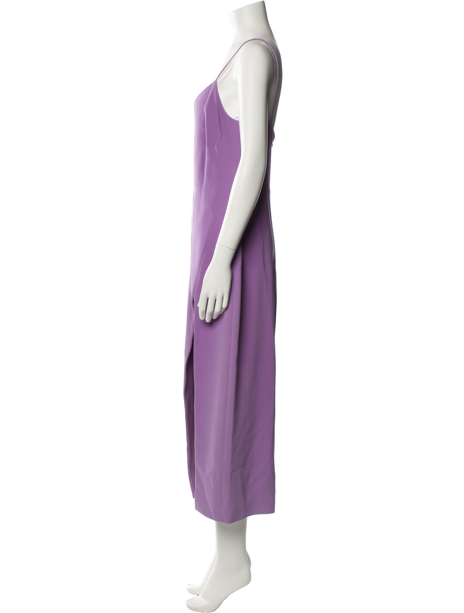 David Koma Striped Long Dress