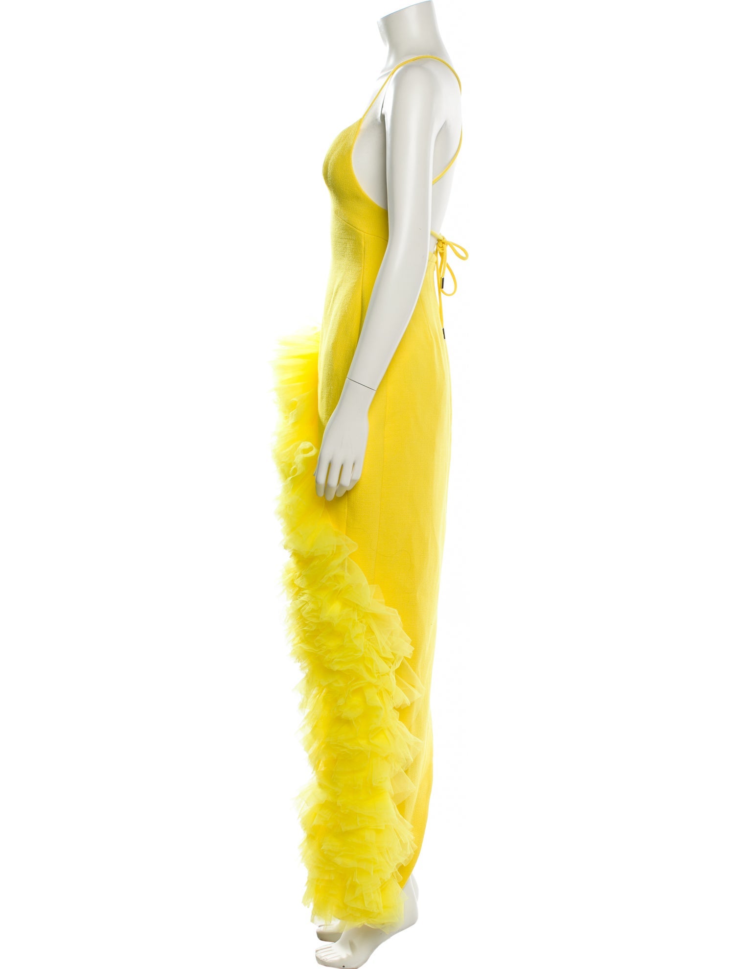 David Koma Wool Long Dress