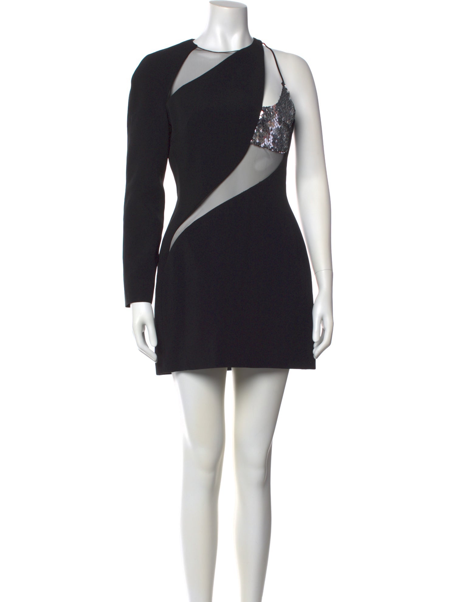 David Koma Crew Neck Mini Dress