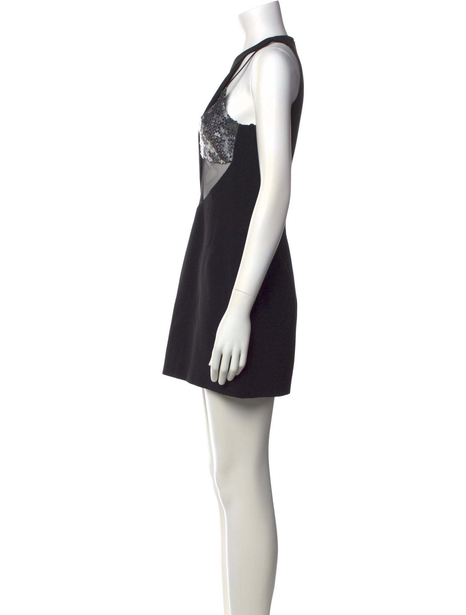 David Koma Crew Neck Mini Dress