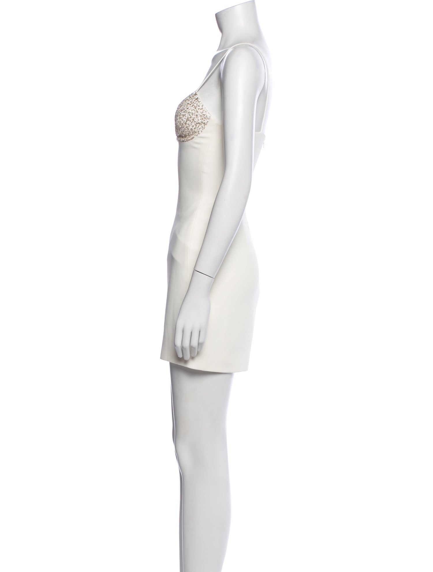 David Koma V-Neck Mini Dress