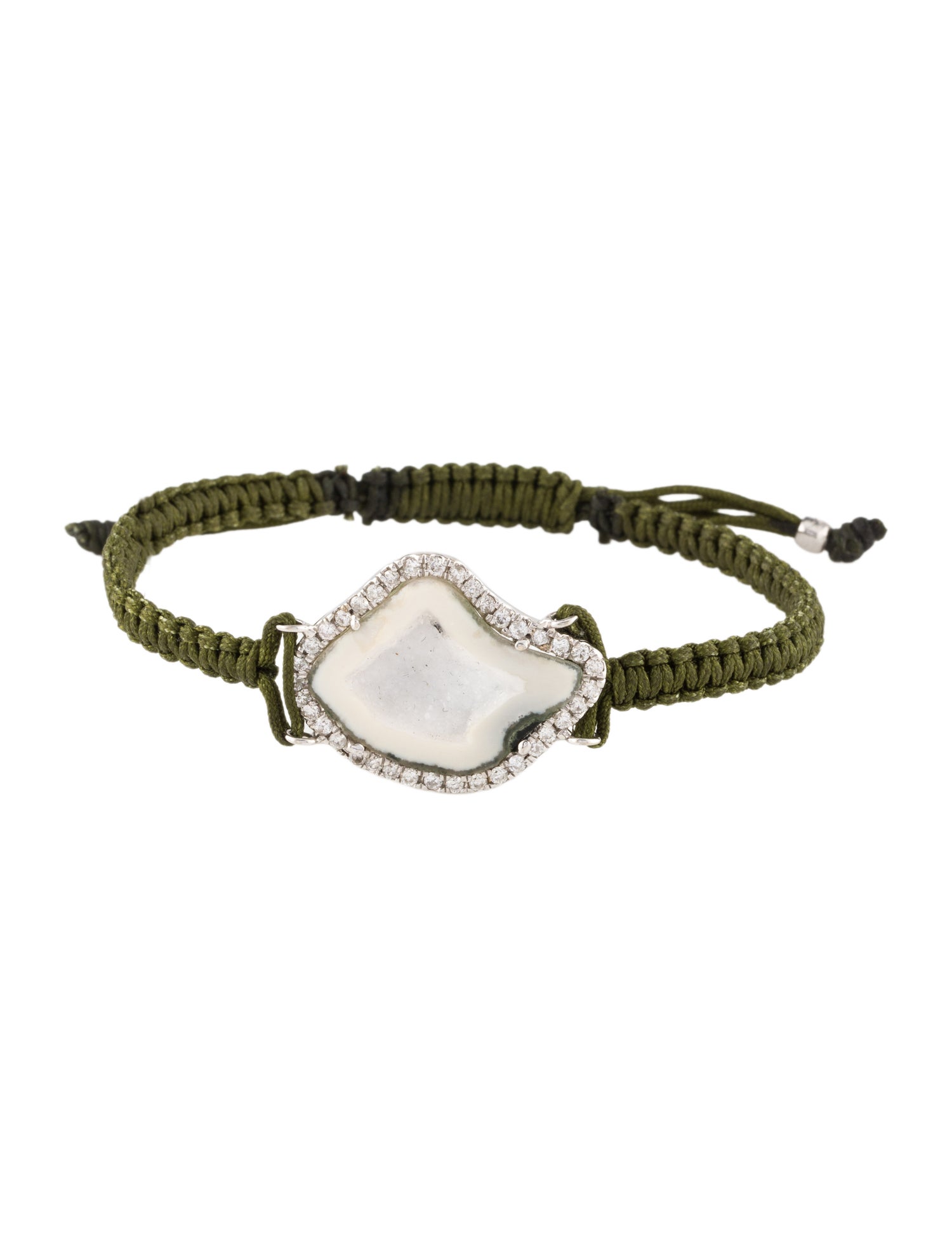 Kimberly McDonald 18K Geode & Diamond Station Bracelet