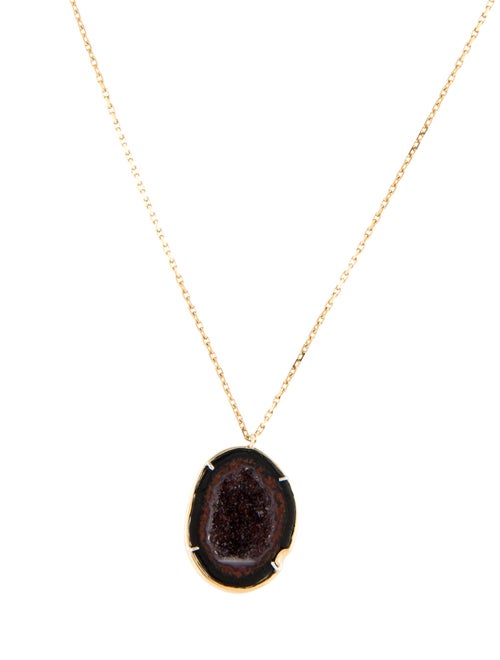 Kimberly McDonald Geode Rockras Pendant Necklace