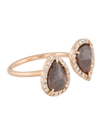 Kimberly McDonald 18K Diamond Cocktail Ring