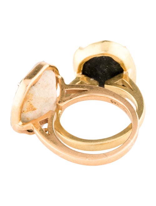 Kimberly McDonald 18K Geode Ring Set Rings