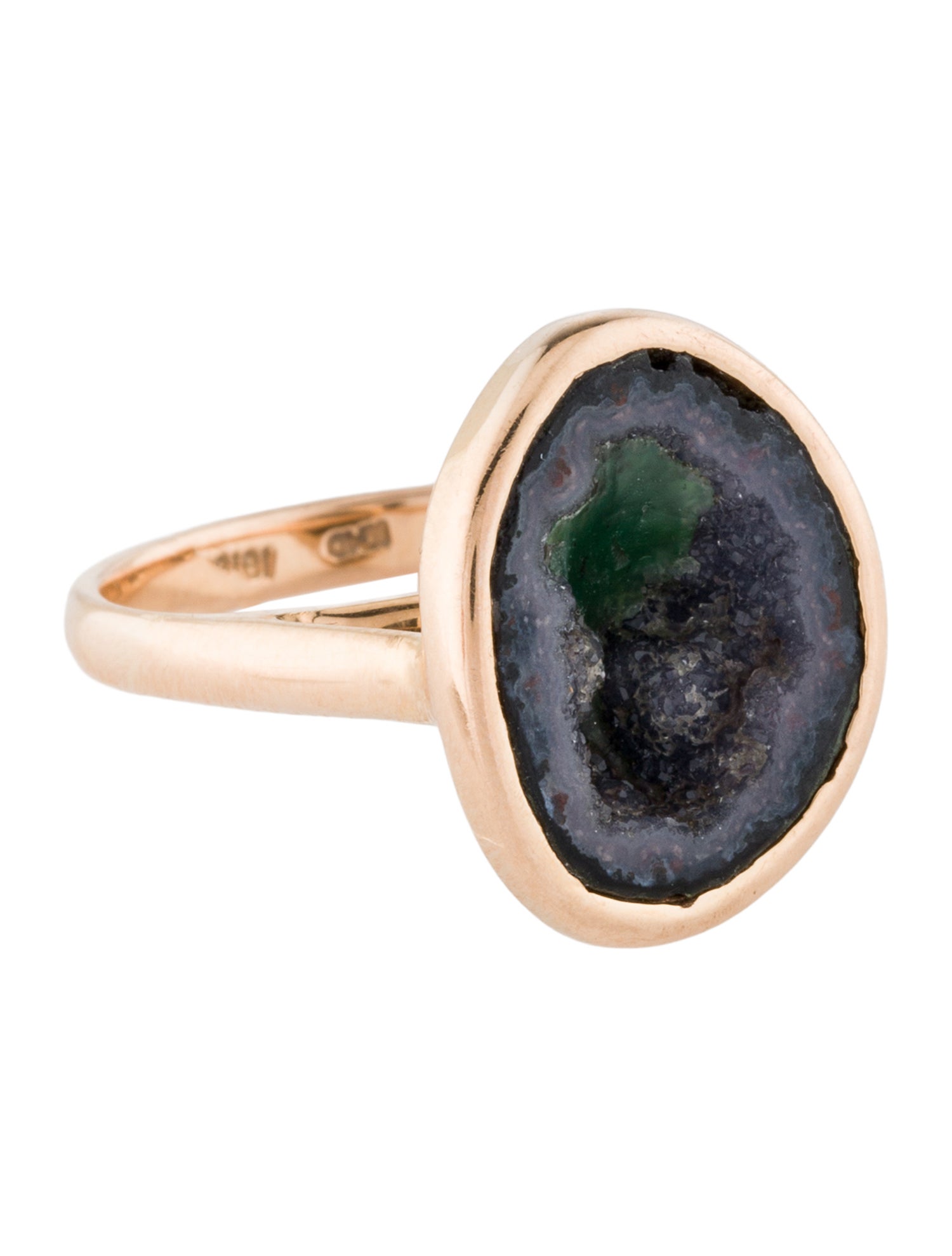 Kimberly McDonald 18K Geode Cocktail Ring