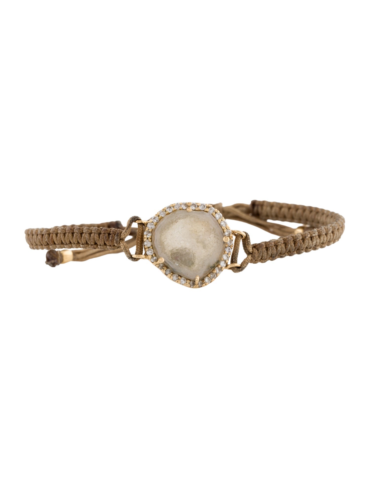 Kimberly McDonald 18K Diamond & Geode Bracelet