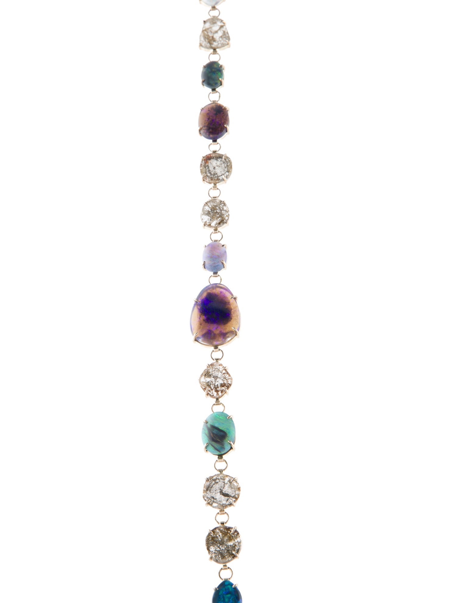 Kimberly McDonald 18K Opal & Diamond Station Necklace