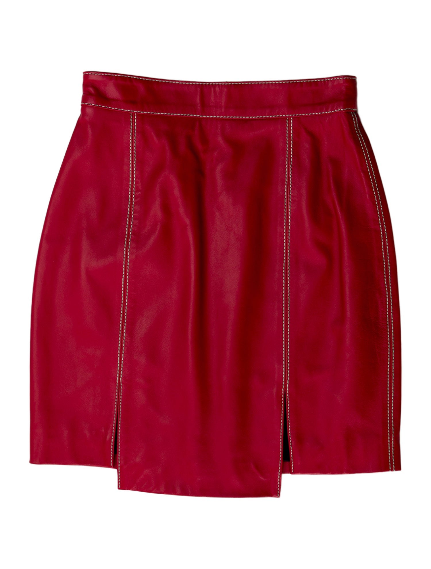 Kirin Leather Mini Skirt
