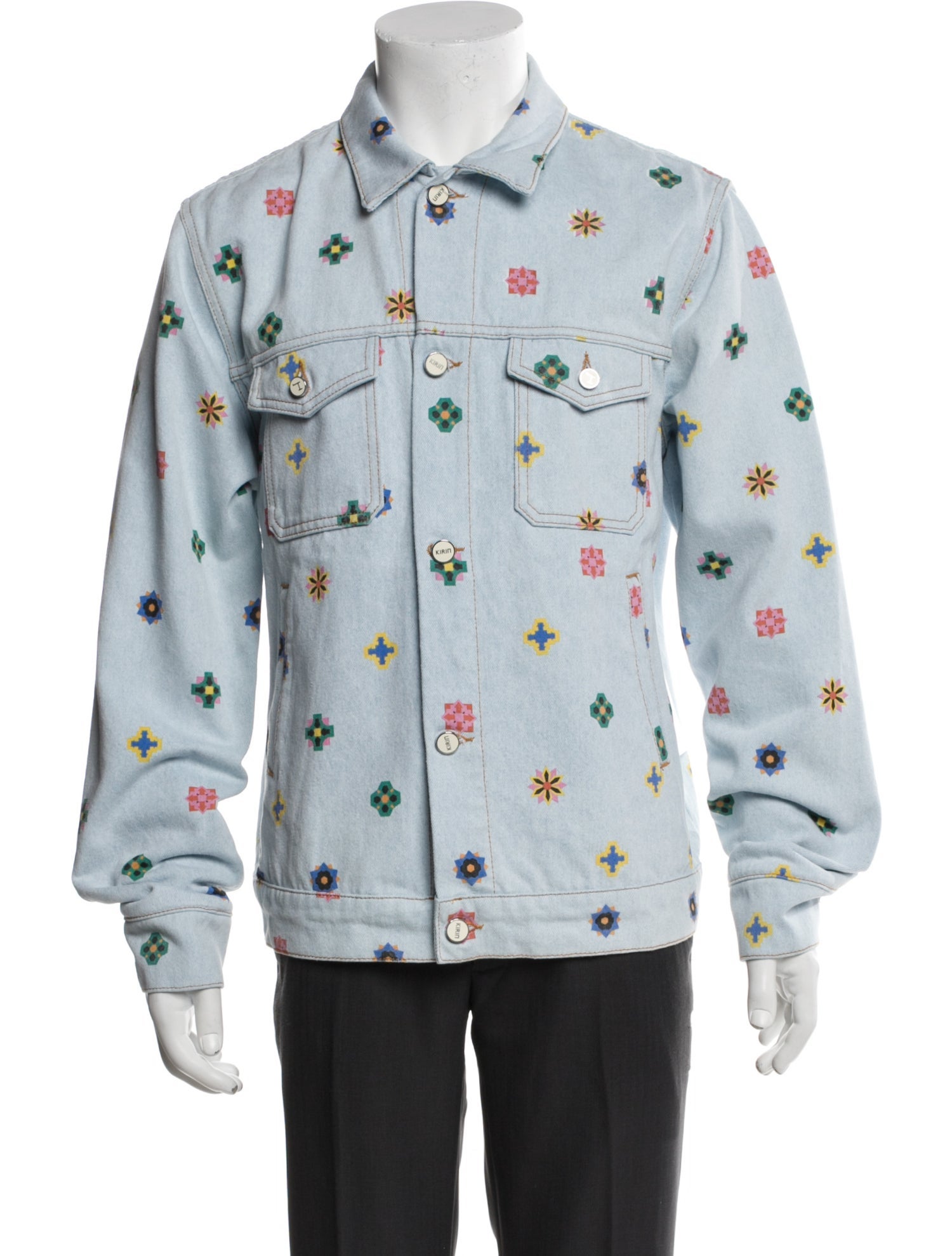 Kirin Printed Trucker Jacket w/ Tags