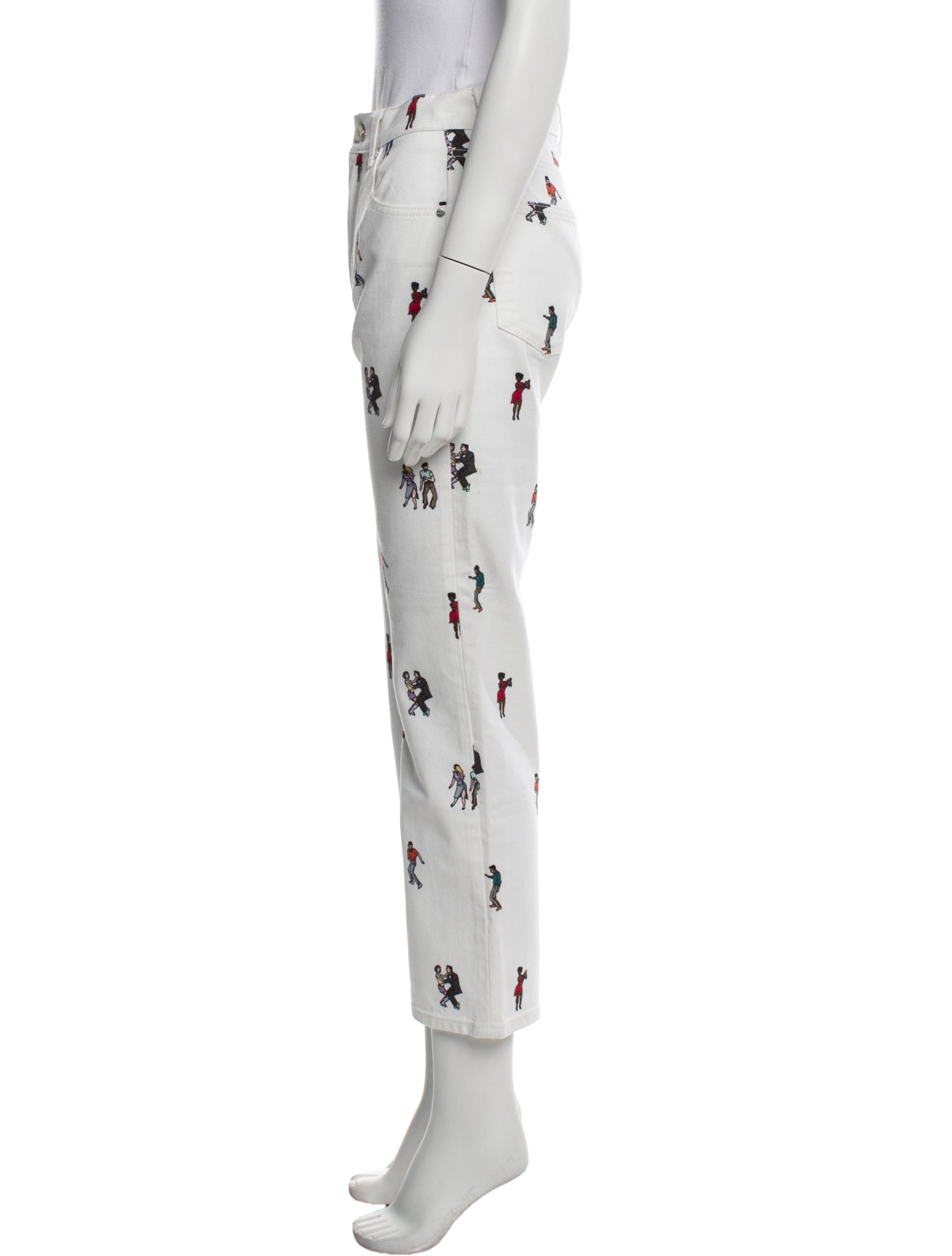 Kirin Graphic Print Straight Leg Pants