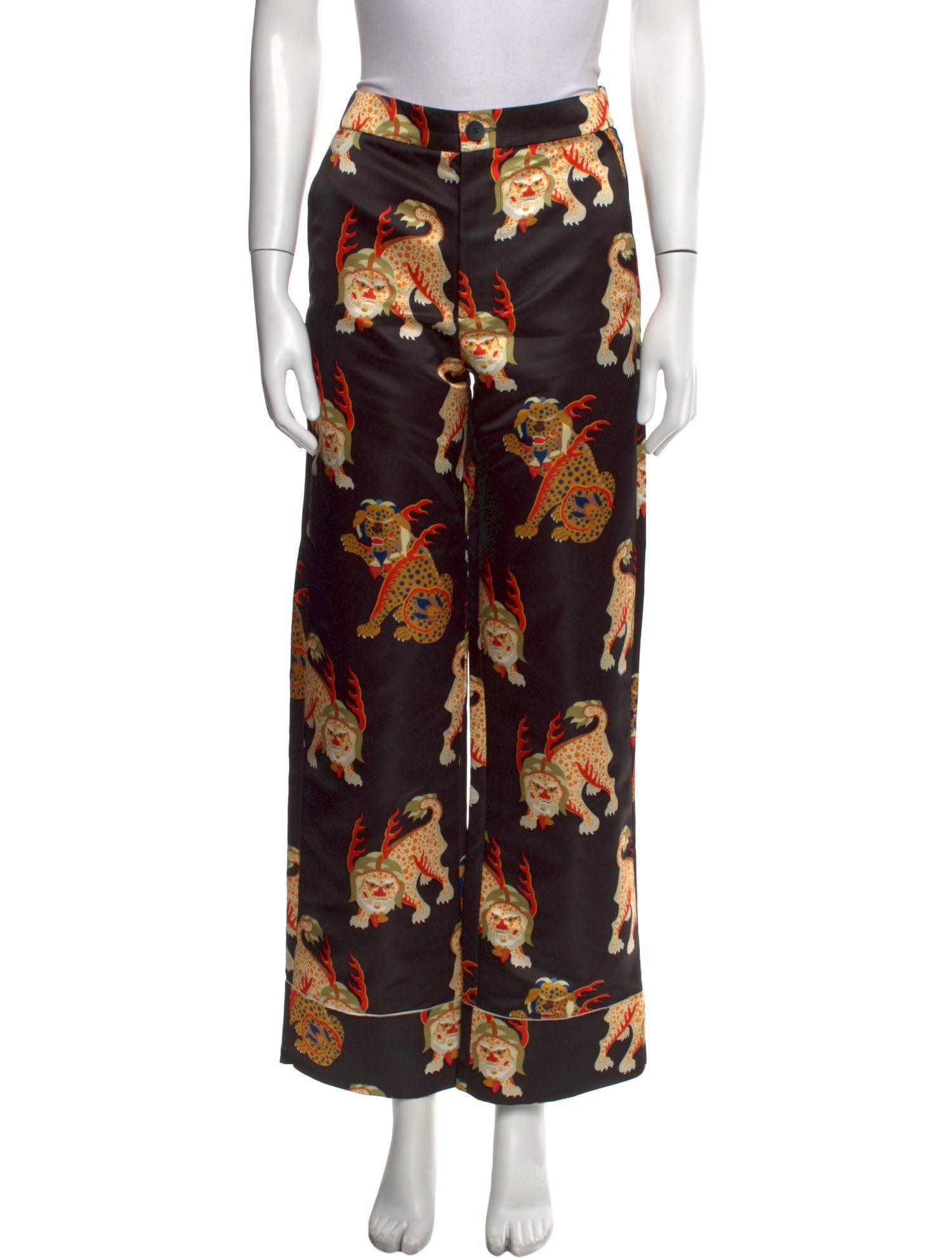 Kirin Printed Wide Leg Pants