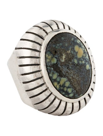 King Baby Studio Turquoise Spotted Ring