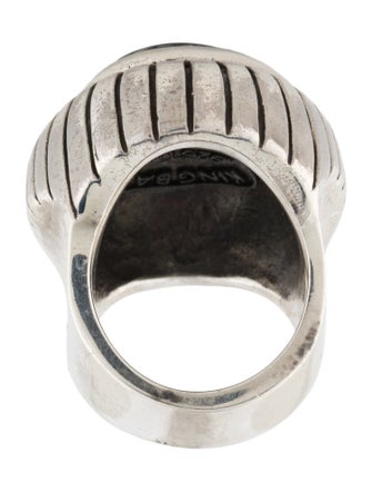 King Baby Studio Turquoise Spotted Ring