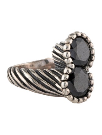 King Baby Studio Cubic Zirconia Double Twisted Cocktail Ring