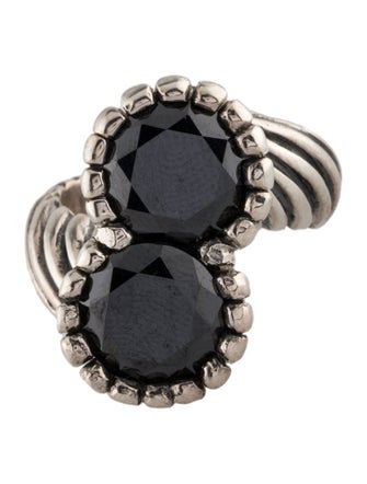 King Baby Studio Cubic Zirconia Double Twisted Cocktail Ring