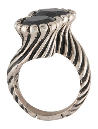 King Baby Studio Cubic Zirconia Double Twisted Cocktail Ring
