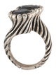 King Baby Studio Cubic Zirconia Double Twisted Cocktail Ring