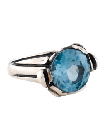 King Baby Studio Cocktail Ring 8.74ct Synthetic Spinel Floral Pattern 7