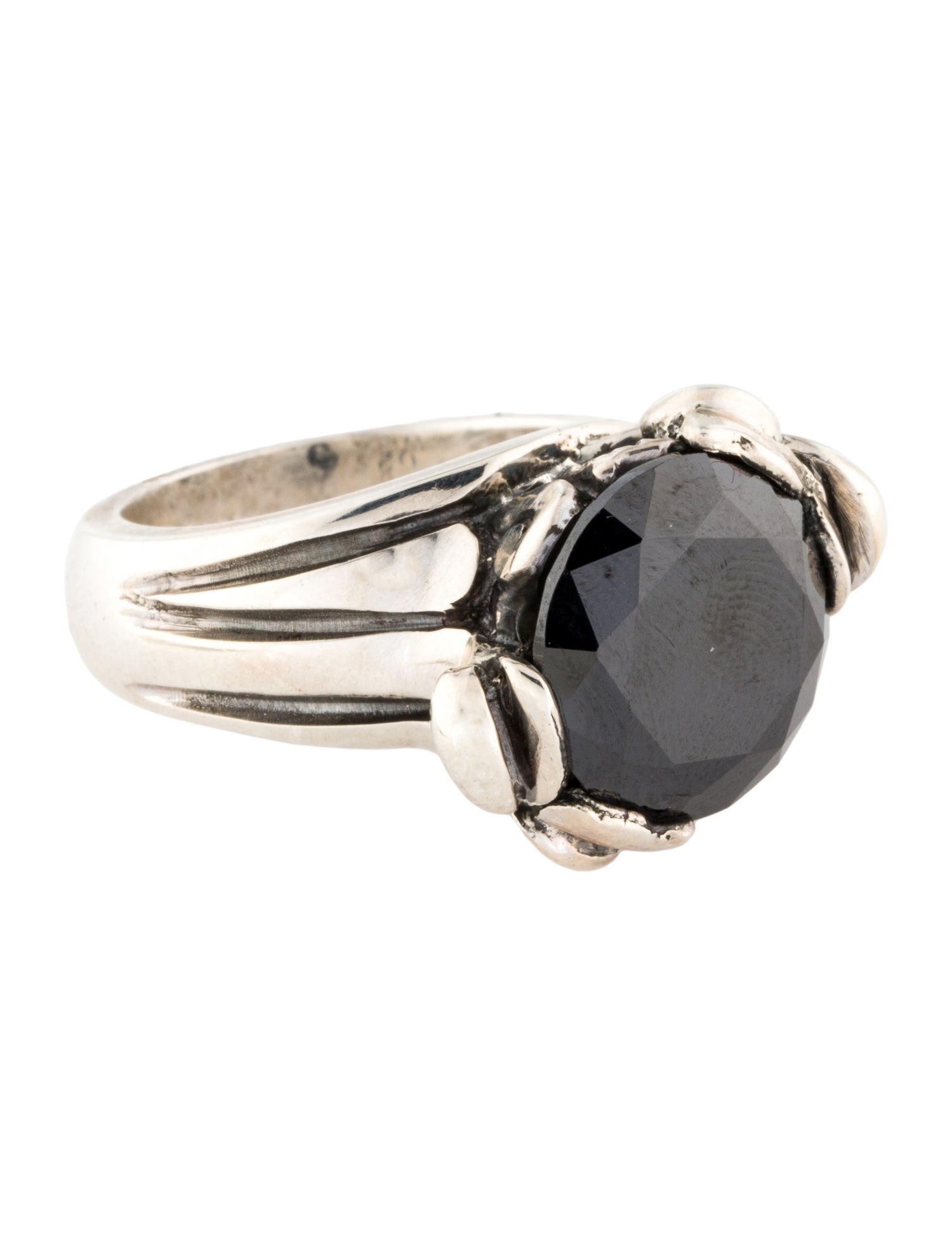 King Baby Studio Cubic Zirconia Floral Cocktail Ring