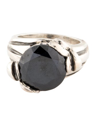 King Baby Studio Cubic Zirconia Floral Cocktail Ring