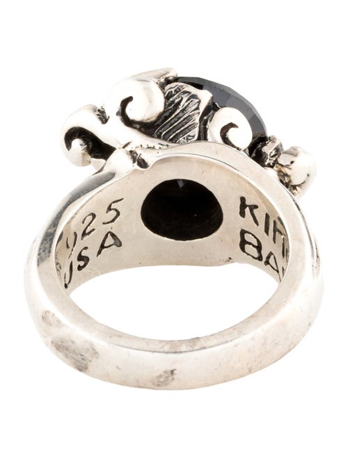 King Baby Studio Cubic Zirconia Floral Cocktail Ring