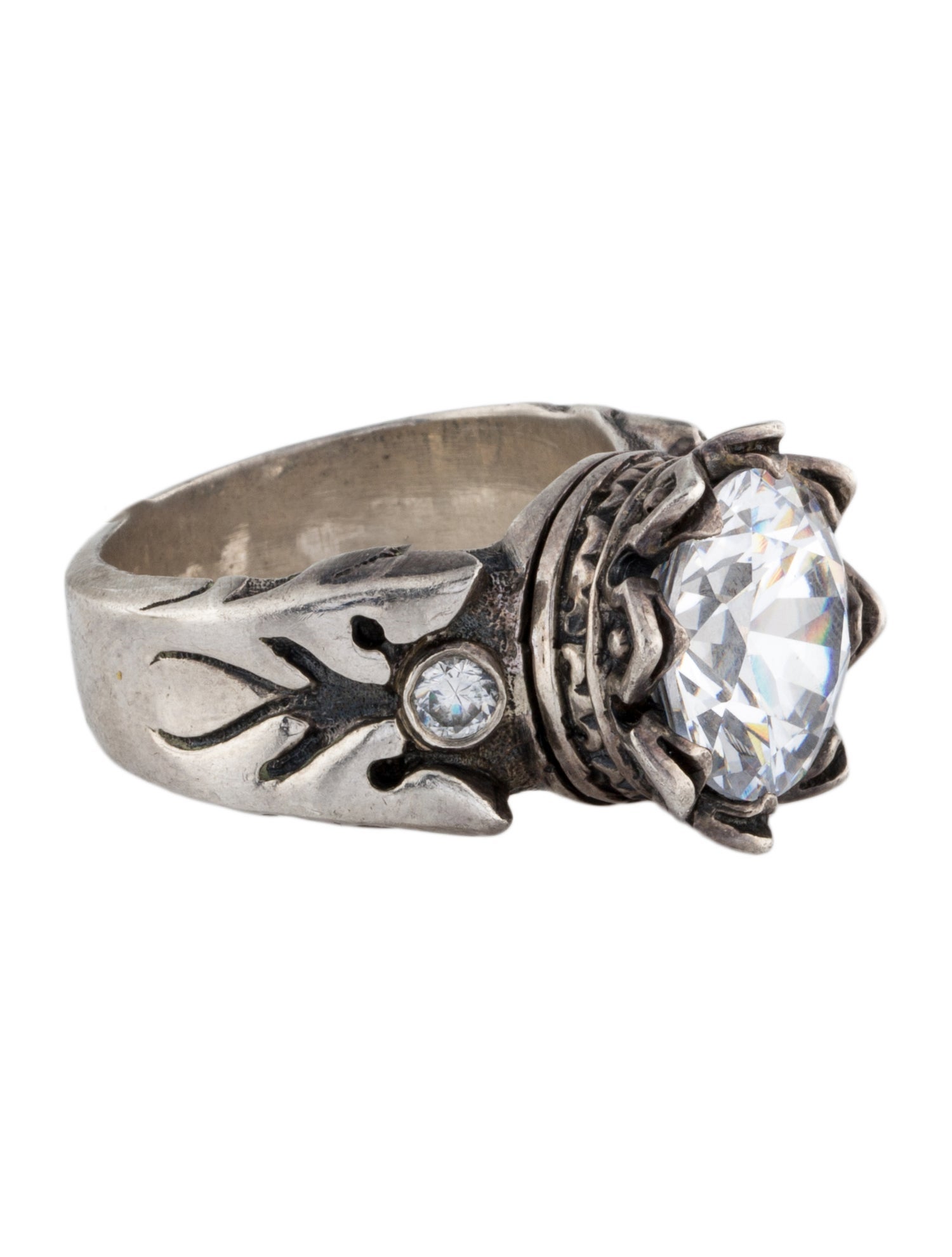 King Baby Studio CZ Crown Ring