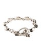 King Baby Studio Small Skull Link Bracelet
