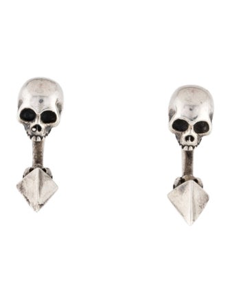 King Baby Studio Skull Drop Earrings