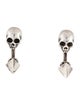 King Baby Studio Skull Drop Earrings