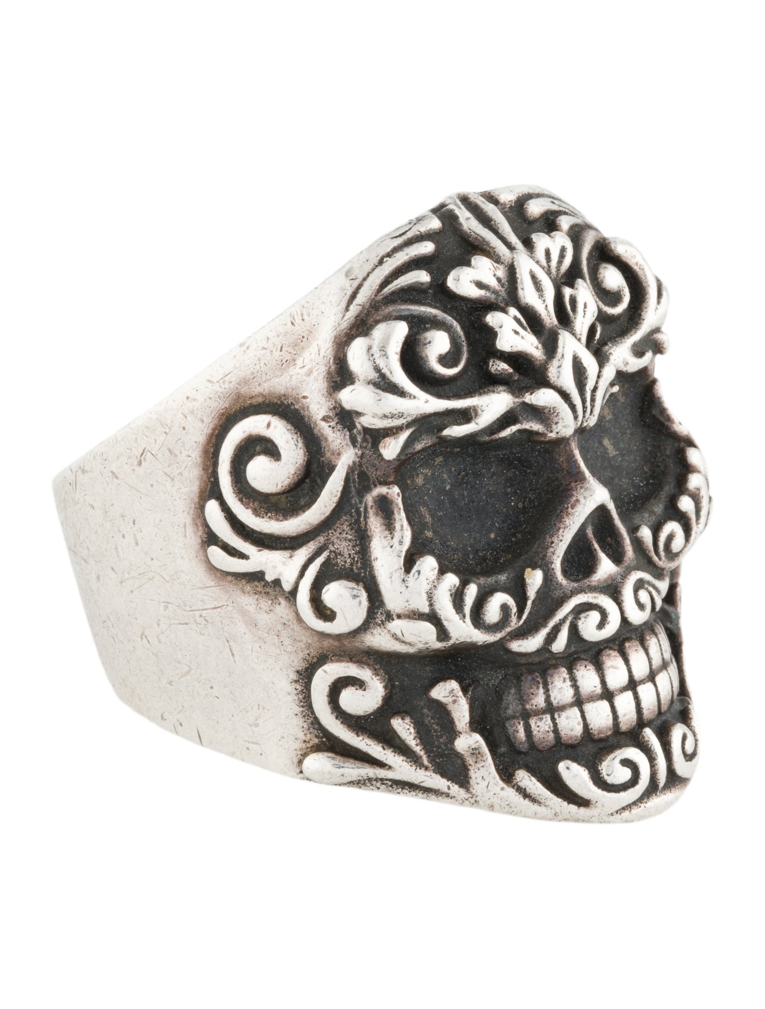 King Baby Studio Large Skull Ring