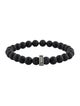 King Baby Studio Onyx Beaded Bracelet