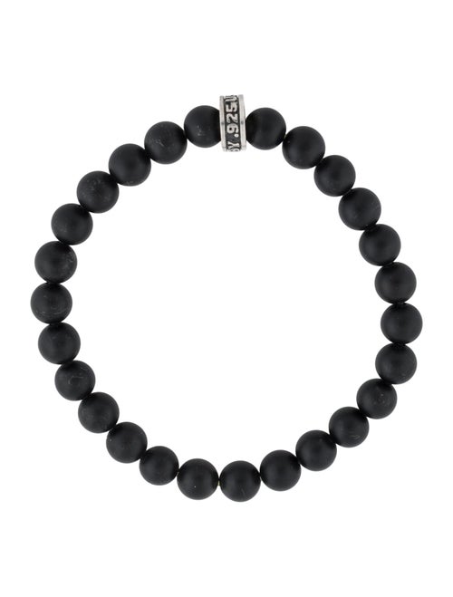 King Baby Studio Onyx Beaded Bracelet
