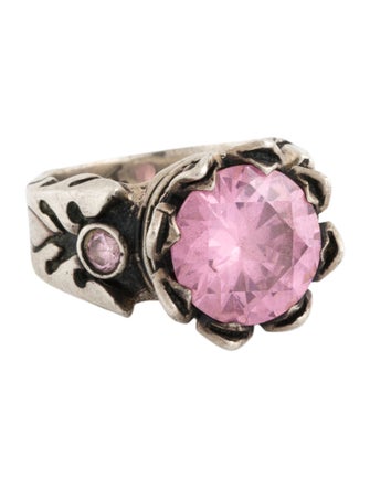 King Baby Studio Cubic Zirconia Crown Ring