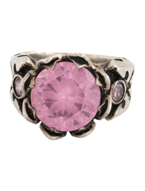 King Baby Studio Cubic Zirconia Crown Ring