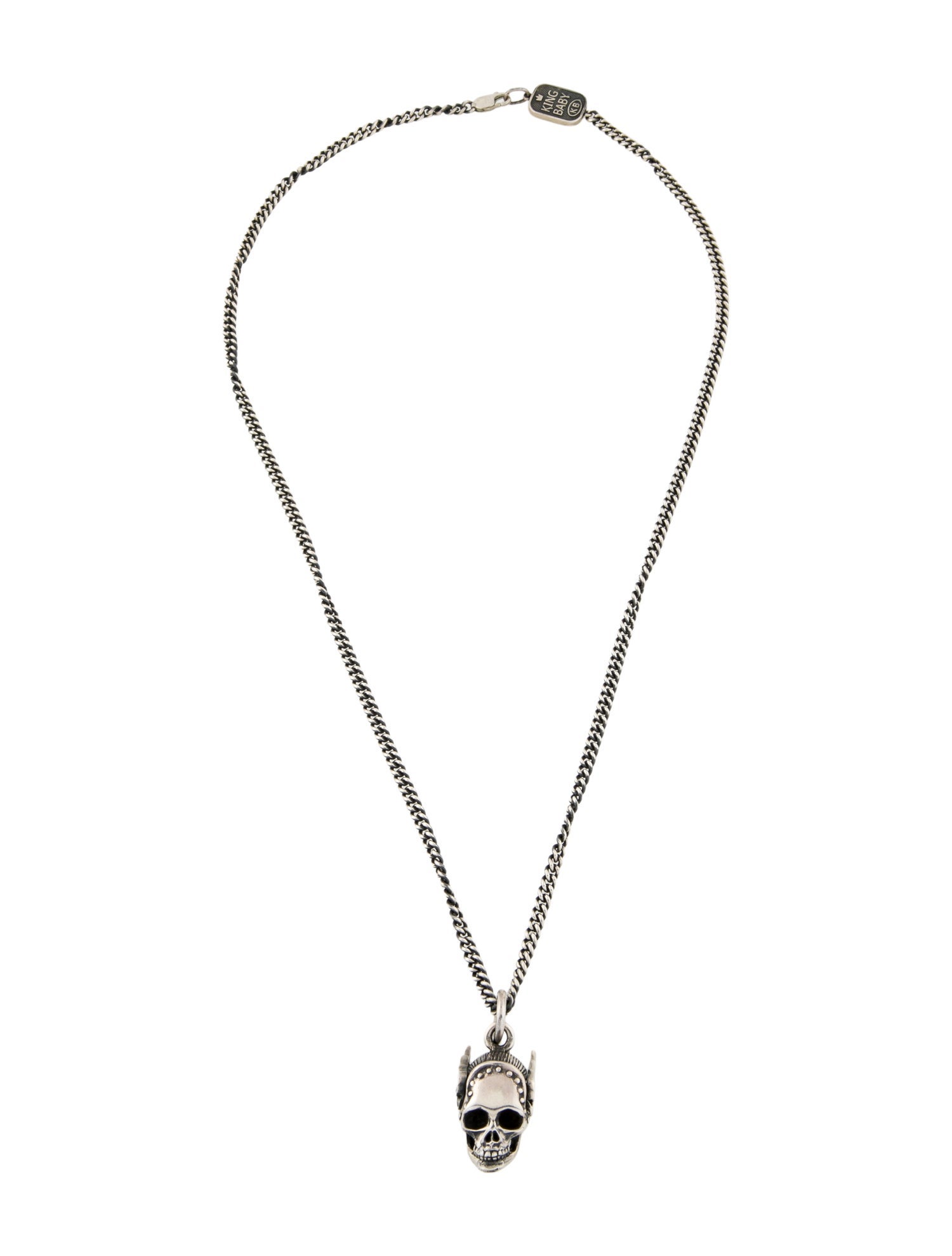 King Baby Studio Skull Pendant Necklace