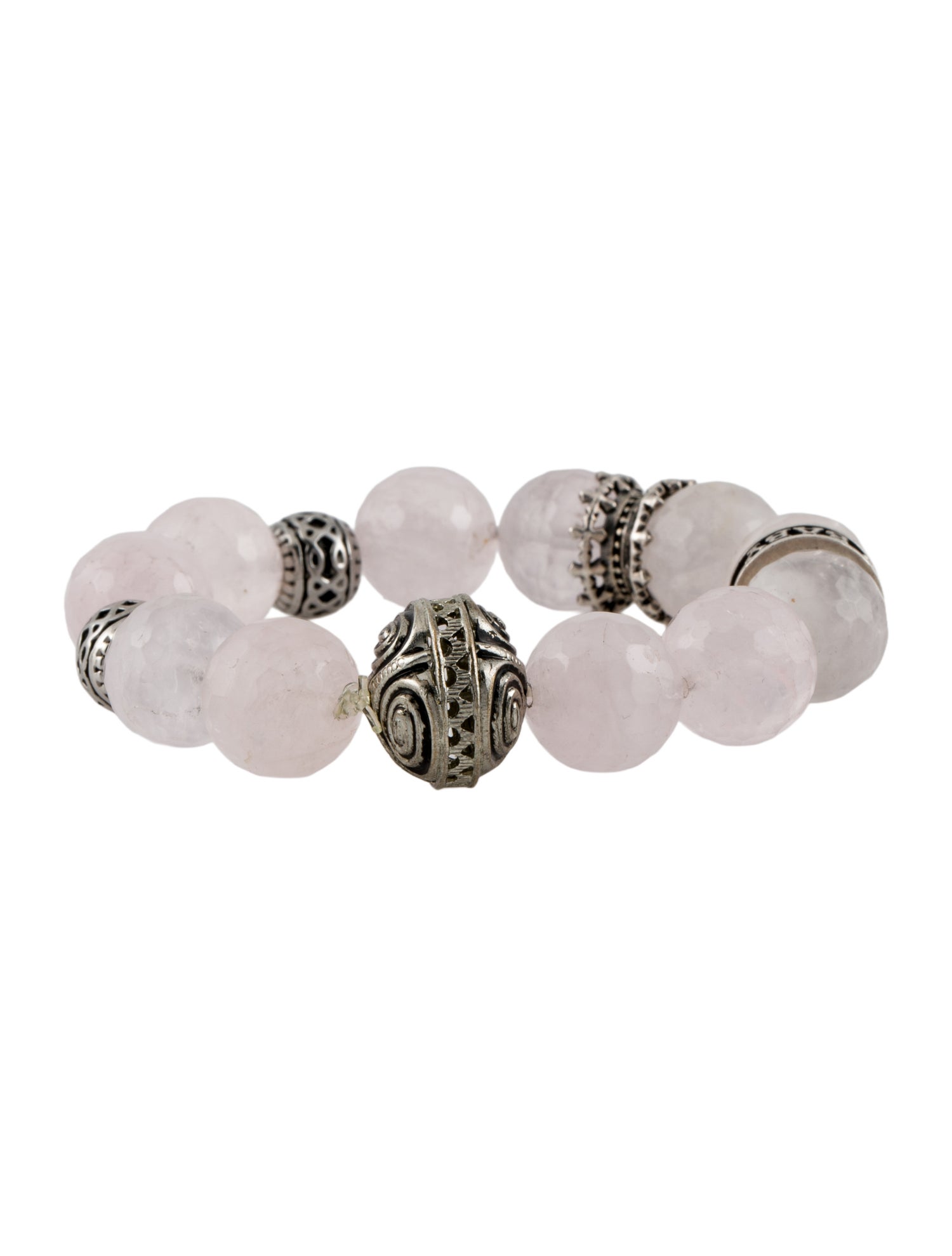 King Baby Studio Rose Quartz Bead Bracelet