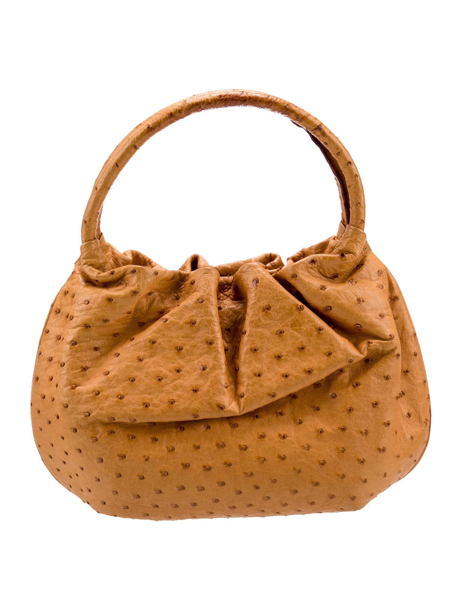 Alexandra Knight Ostrich Top Handle Bag