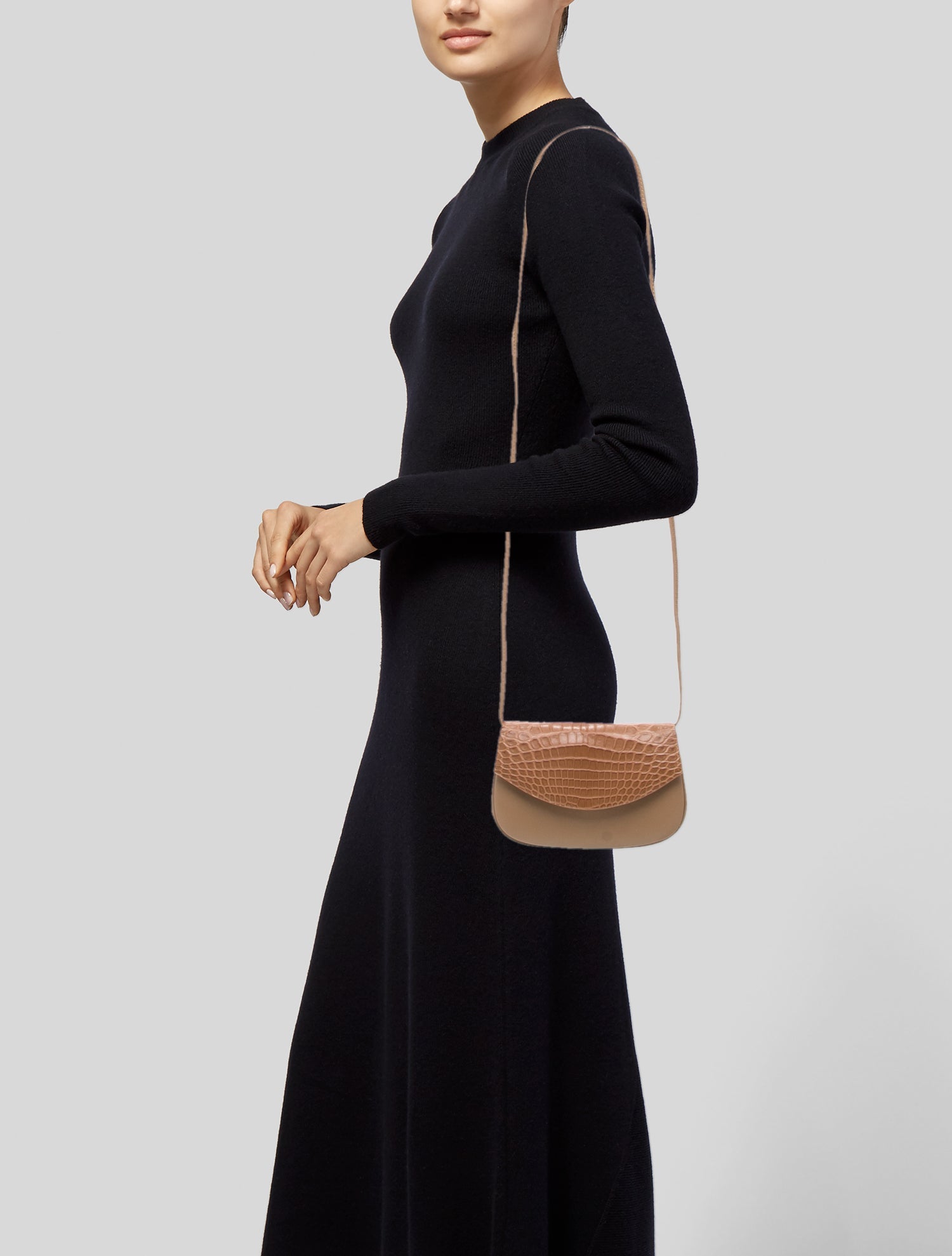 Alexandra Knight Leather Crossbody Bag