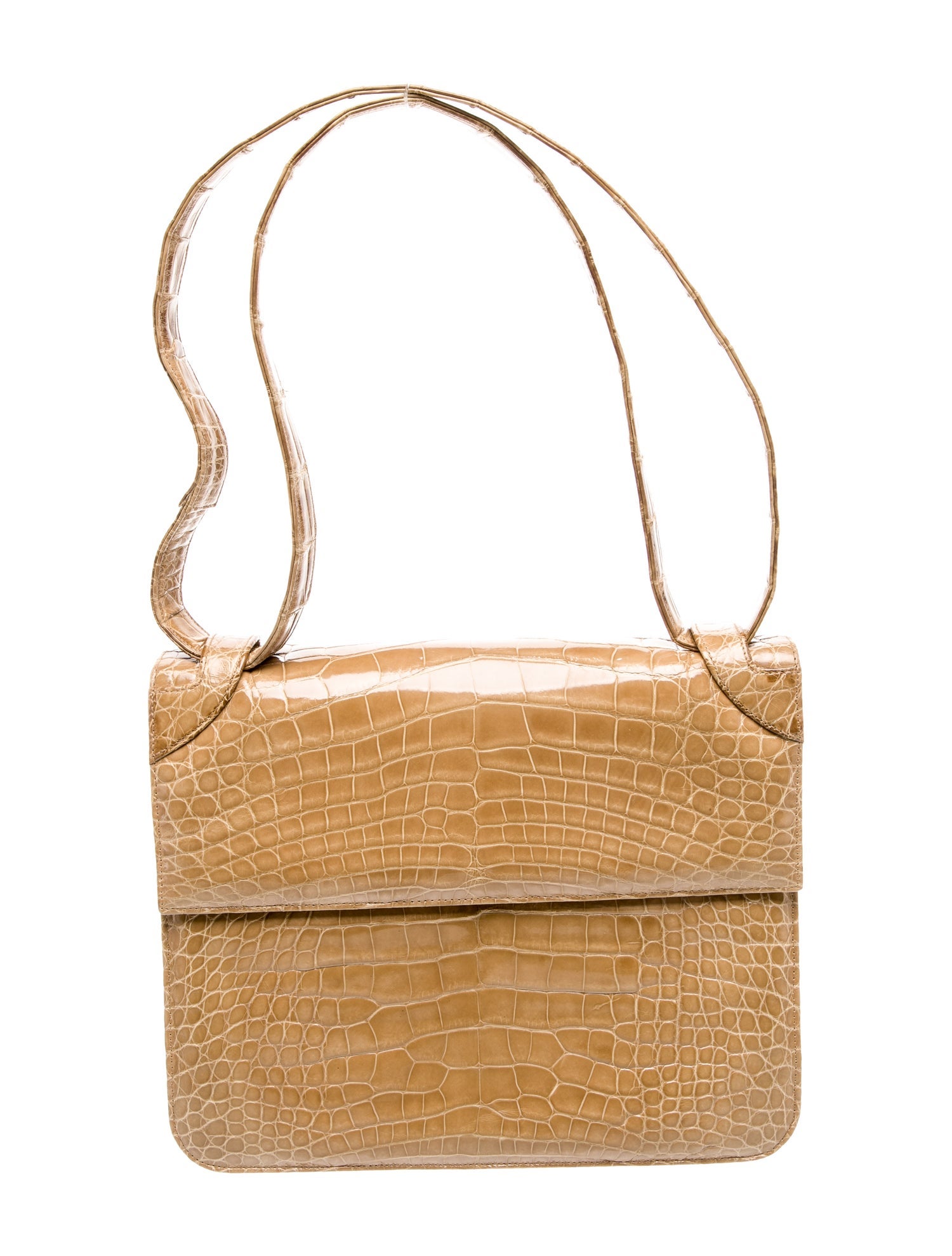 Alexandra Knight Alligator Shoulder Bag