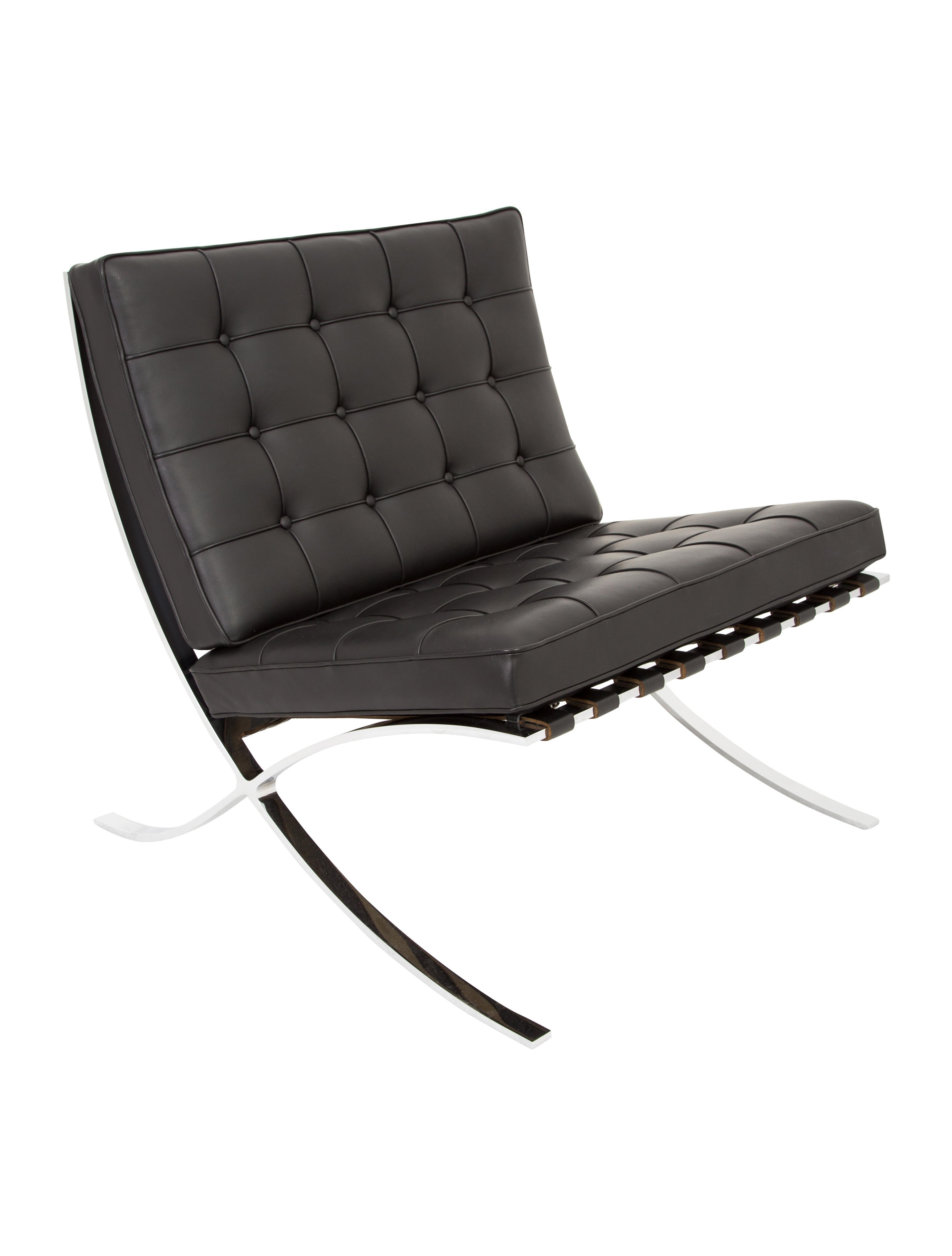 Knoll Barcelona Chair Black Seating, Furniture KNL20043 The RealReal