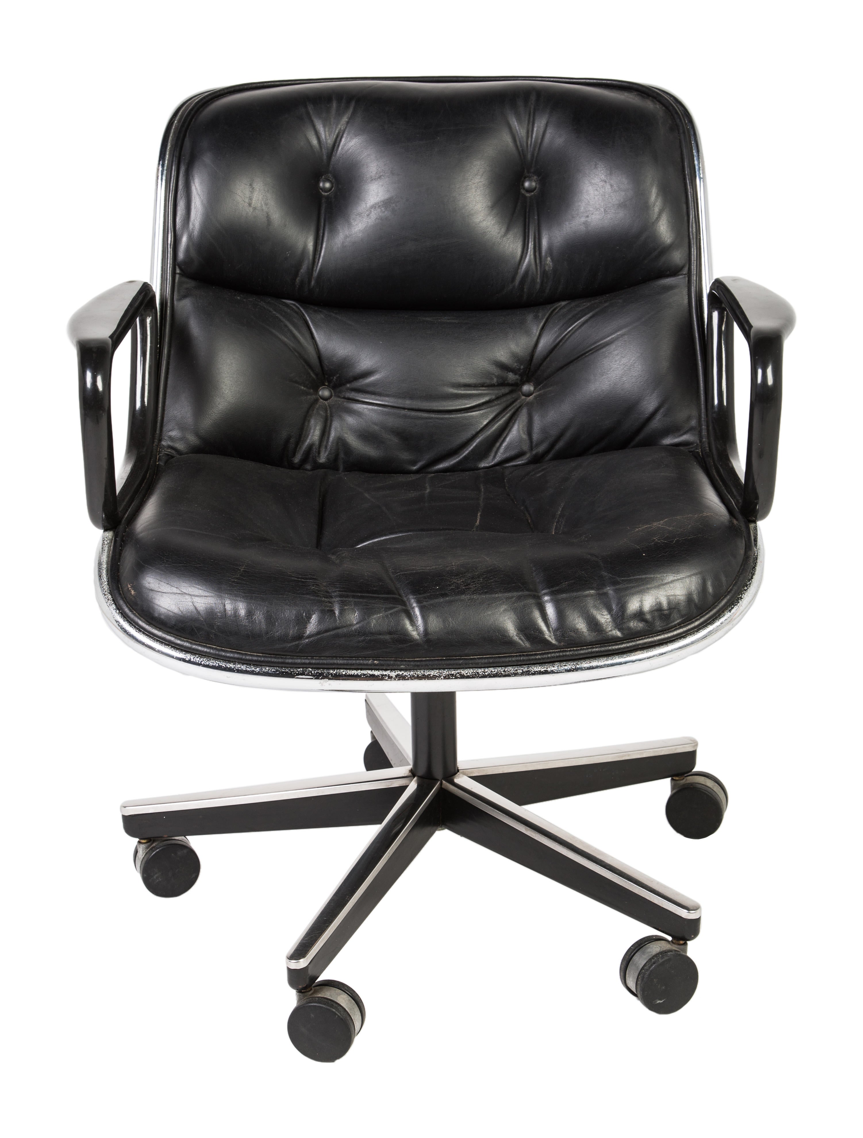 Knoll Charles Pollock Executive Armchair Black Office, Furniture